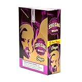 ZIG ZAG CIGAR WRAPS 2 PER PACK GRAPE FLAVOR PACK OF 25