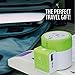 DANDELION Travel Adapter Outlet Adapter Traveler Accessory Universal Wall Charger 2 USB Ports (UK, USA, AU, Europe, Asia) International Power Plug Adaptor for Multiple Socket Type C, A, I, G (Green)