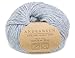 (Set of 3 - Heather Color) 100% Baby Alpaca Yarn Not Wool[328 Yards Total] Silver Light Blue #3 DK