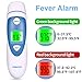 ANKOVO Thermometer for Fever Digital Medical Infrared Forehead and Ear Thermometer for Baby, Kids and Adults with Fever Indicator