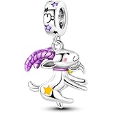 Parmuz Zodiac Sign Charms for Bracelet Necklace 925 Sterling Silver Charms 12 Constellation/Horoscope Star Dangle Birthstone Beads, Birthday Jewelry Gifts for Women Men