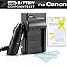 Battery Charger Kit for Canon Powershot ELPH 180, ELPH 190 is, A2500, ELPH 150 is, ELPH 170 is, ELPH 160, SX400 is, SX410 is, SX420 is, ELPH 340 HS, ELPH 350 HS, ELPH 360 HS Charger for Canon NB-11L