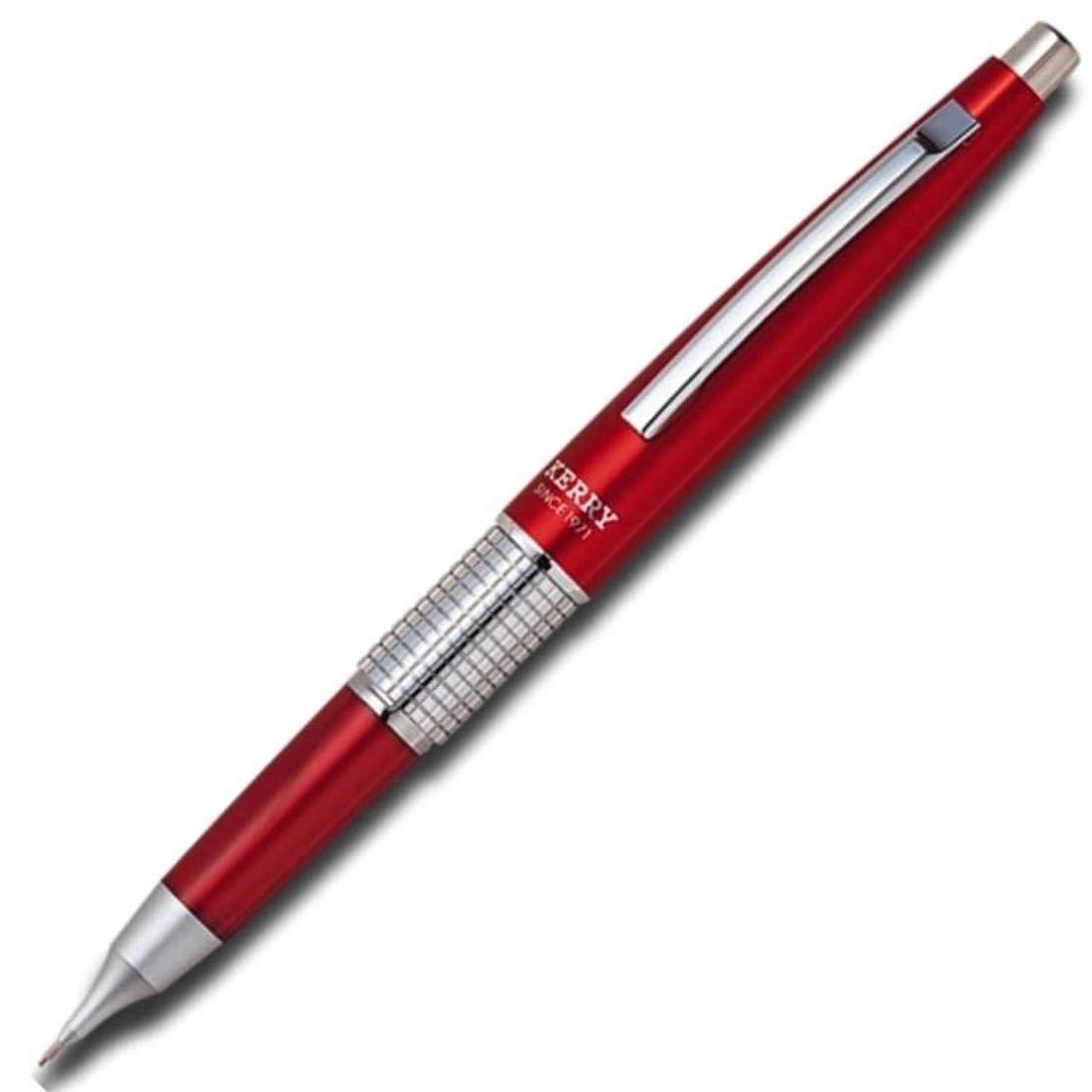 Pentel P1035-B-HB Mechanical Pencil Kerry Metal Casing HB 0.5 mm Red