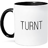 3dRose Turnt 11oz Two-Tone Black Mug