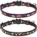 Halloween Cat Collar Breakaway with Bell - 2 Pack Adjustable Soft Cute Pet Collars for Kittens