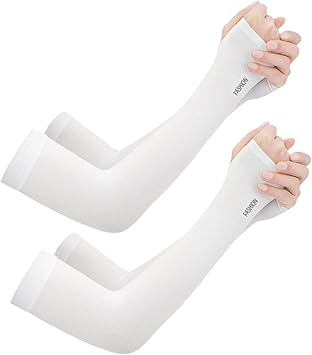 Amazon Co Jp 2セット4枚入り Monoii アームカバー 冷感 レディース おしゃれ 腕 カバー メンズ スポーツ 伸縮 日焼け防止 アームウォーマー ゴルフ D581 スポーツ アウトドア