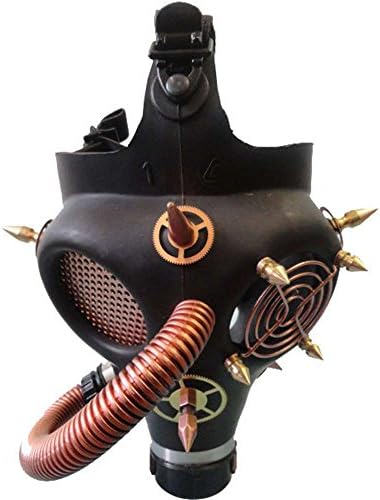 Steampunk Full Face Industrial Tech Gas Mask - One Size