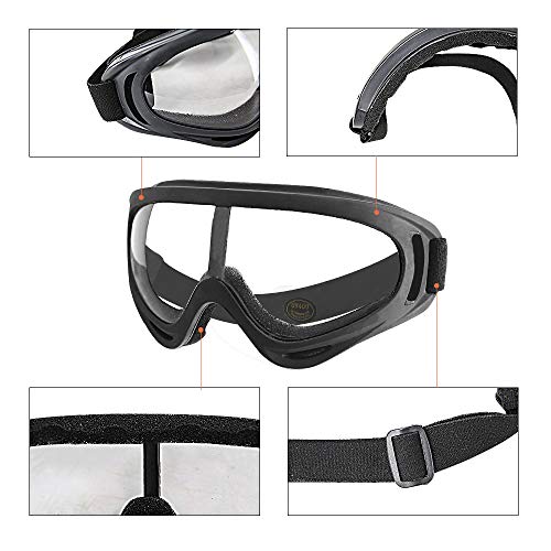 MGFLASHFORCE Airsoft Mask and Goggles, Steel Mesh Mask (Black Skull