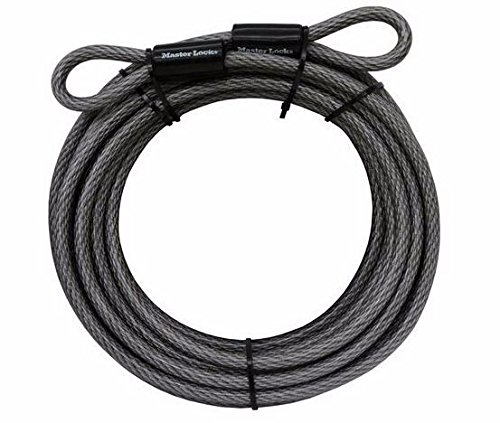 Master Lock 30 ft. Heavy Duty Vinyl Coated Galvanized Steel Braided Cable
