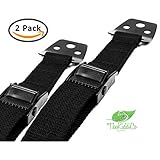 BEST FURNITURE ANCHORS & TV ANTI-TIP STRAPS To Stop Your Baby From Tipping Your Flat Screen Television Over & Breaking It, Keep Your Child Safe And Baby Proof Your Home, All Mounting Hardware Included