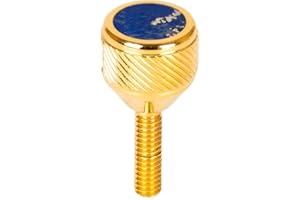 KGUBRASS saxophone Neck Screws 135 Heavy by KGUMusic for alto, tenor, soprano, baritone sax for YMH, Keilwerth, Antigua, Buffet, Selmer TS44 (24K Gold, Lapis Lazuli)