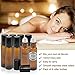 Glass Roller Bottles - Amber, 10ml, Pack of 8 by Proteove, Stainless Steel Roller Balls and Droppers Included