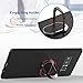 WATACHE Galaxy Note 8 Case, Ultra Slim Thin Flexible TPU Shockproof Protective Cover Case with Magnetic 360 Degree Rotating Ring Holder for Samsung Galaxy Note 8 (Black)
