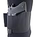 Concealed Belly Band Gun Holster Under Cover Elastic Abdominal Band Pistol Holster with 2 Magazine Pouch for 38