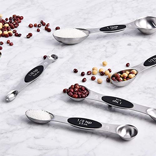 image for Wildone Measuring Cups and Measuring Spoons Set Stainless Steel Cups a
