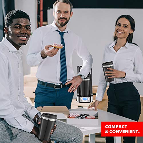 wirsh Single Serve Coffee Maker Small Coffee Maker with Programmable