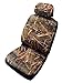 Muddy Water Forest Swamp - Wild Camouflage Seat Cover Set - 2 Front Camo Seats With Headrest Go Duck Hunting