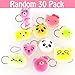 30 Pack Squishies Slow Rising Awesome Squishy Toy Silly Kawaii in Shapes of Food Cake Strawberry Peach Various Sizes No Scent_Random Selected 30 PCs