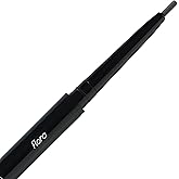 Eye Embrace Flora Micro Tip Pen: Dark Brown-Gray Ultra-Fine Eyebrow Pencil Waterproof, Double-Ended Automatic Tip & Spoolie Brush, Cruelty-Free