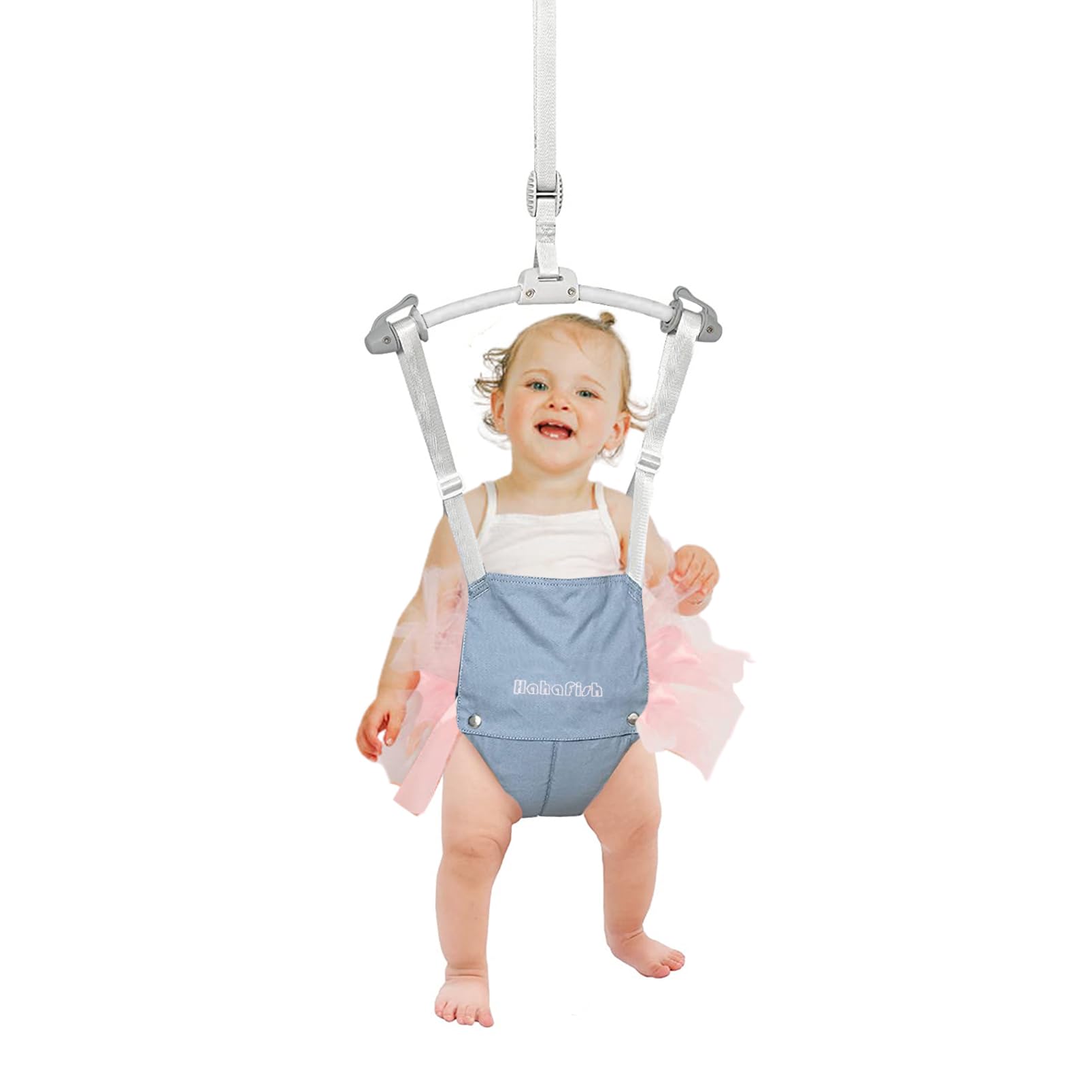 Baby Door Jumpers and Bouncers Exerciser Set with Door Clamp Adjustable Strap for Toddler Infant 6-24 Months CPC & CE Certified