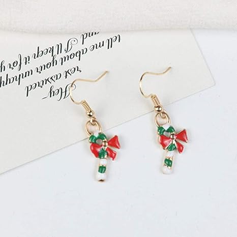 Regali Di Natale Romantici.Hbhbs Orecchini Pendenti Natalizi Da Donna Simpatici Pupazzi Di Neve Di Babbo Natale Bellissimi Alberi A Campana Regali Di Natale Romantici Per Donna Ragazza Kids B0635 Caibang Amazon It Sport E Tempo Libero
