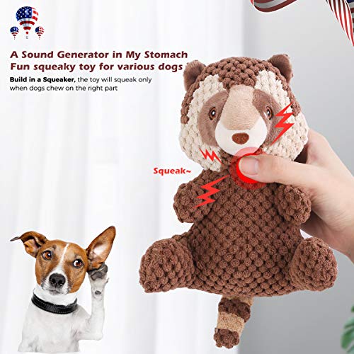 Beewarm Squeaky Dog Chew Toys for Large Medium Small Dogs Lifetime