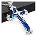 Stainless Steel Cross Pendant Men's Necklace Chain (Blue)