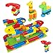 Kengadget Crazy Ball Marble Run Set - 73 Pieces, 4 Marbles