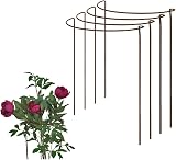 Garden Pride Rusty Bow Plant Supports Pack of 4 72cm Tall 40cm High