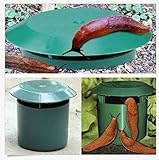 Snail Trap Vegetable Garden Safe and Physics Environmental Limax Simple Way to Catchs Snail and Slugs, Snail Slug Trapper 2 Pack ï¼ˆRound shapeï¼‰