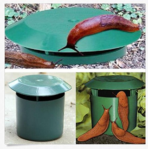 Snail Trap Vegetable Garden Safe and Physics Environmental Limax Simple Way to Catchs Snail and Slugs, Snail Slug Trapper 2 Pack (Round shape) Snail Trap Vegetable Garden Safe and Physics Environmental Limax Simple Way to Catchs Snail and Slugs, Snail Slug Trapper 2 Pack (Round shape)