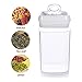 Brajttt 12-Piece Airtight Food Storage Container Set, Big Sizes Included, Keeps Food Fresh & Dry - Durable Plastic - BPA-Free
