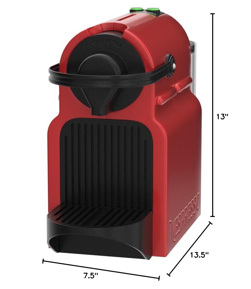 Nespresso BEC120RED Inissia Espresso Machine by Breville, Red