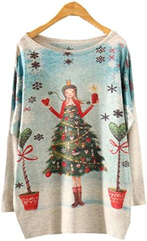 Long Batwing Sleeve Knitted Women Warm Sweater Jumper Pullover (BATW510)