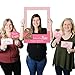 Big Dot of Happiness 2nd Birthday Girl - Two Much Fun - Birthday Party Selfie Photo Booth Picture Frame & Props - Printed on Sturdy Material