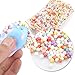 Fluffy Slime, Jumbo Fluffy Floam Slime Stress Relief Toy Scented Sludge Toy, Mix Color 7 Ounce with 3 Slime Tools and Foam Balls