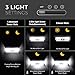 ISTAR 136 LED Super Bright Solar Lights Outdoor, Solar Powered Motion Sensor Lights Waterproof & Wire Free Wall Lights for Front Door, Garden, Patio,Yard (Black)