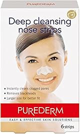 Purederm Deep Cleansing Nose Pore Strips 6 Count - Blackhead Removal view 1