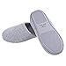 Ofoot Women's Cotton Memory Foam Washable Anti-slip Indoor Slippers (11-12 B(M) US, Grey)