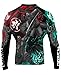 Raven Fightwear Men's East Meets West MMA BJJ Rash Guard Black