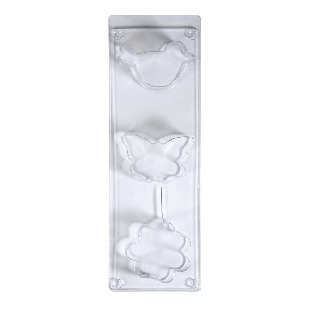 RAYHER HOBBY Casting Mould Bird/Butterfly/Flower, Polyethylene Terephthalate, 35 x 10.5 x 3.3 cm