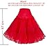 Tidetell® Vintage Women's 50s Petticoat Crinoline Tutu Underskirt 26