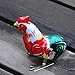 ARTCLUB Jumping Rooster, Cock Metal Animal Winds Up, Steel Tin Toy Collection