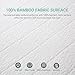 RECCI Premium Bamboo Mattress Protector - 100% Bamboo Fabric Surface Mattress Cover, Waterproof Bed Cover, Hypoallergenic, Vinyl Free (King 76