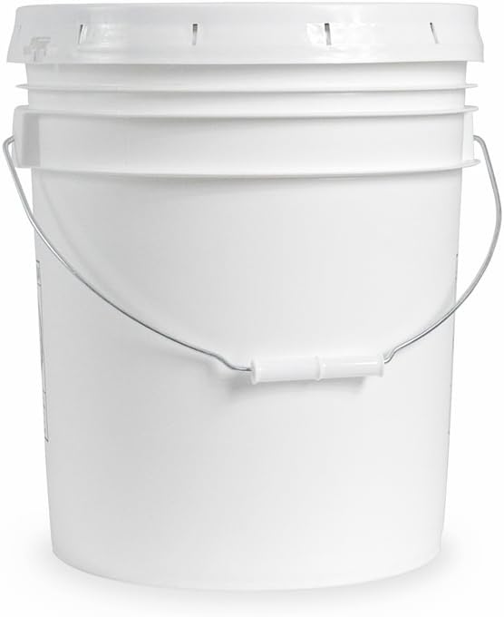 Food Grade 5 Gallon Bucket 3 Pack With Lids, White Amazon.ca Tools & Home Improvement Food Grade 5 Gallon Bucket 3 Pack With Lids, White Amazon.ca Tools & Home Improvement