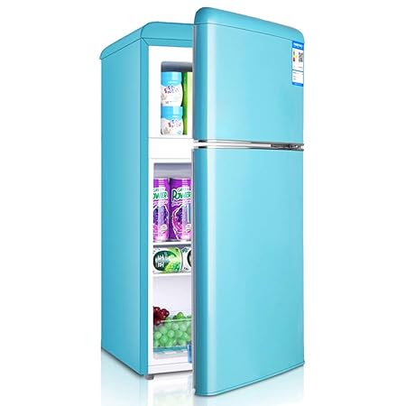 Mini-nevera Lxn Refrigerador y congelador Compacto de Doble Puerta ...