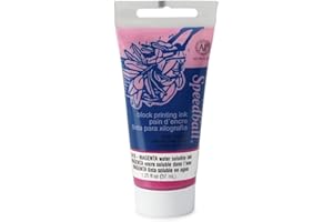 Speedball SPD-3410 Water Soluble Block Printing Ink, Magenta, 1.3 oz