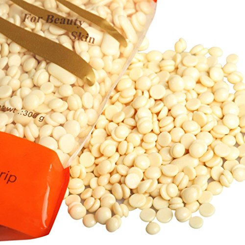 No Strip Depilatory Wax, Bolayu Hot Film Hard Wax Pellet Waxing Bikini Hair Removal Bean (D)