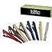 BMC Mens Design Ties Clip Silver Pin Bar Wear Accessories Shirt Pins for Skinny & Vintage Neckties, Dress Shirts, Suits & Ties - Perfect Gifts for Men & Adolescent Boys - 8pc Little Business Party Set