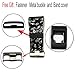 Fitbit Surge Replacement Bands-Budesi Double Color Free Size Replacement Strap Band for Fitbit Surge Watch Fitness Tracker